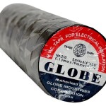 Globe 0.13x19 mm İzole Bant 10lu Siyah